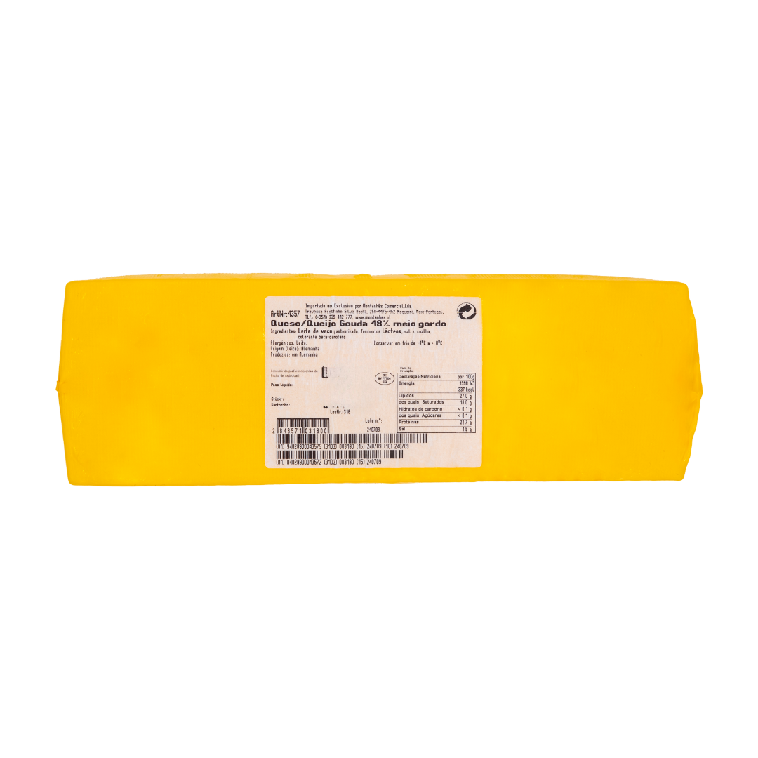 Queijo Gouda Barra Neutro 4x1