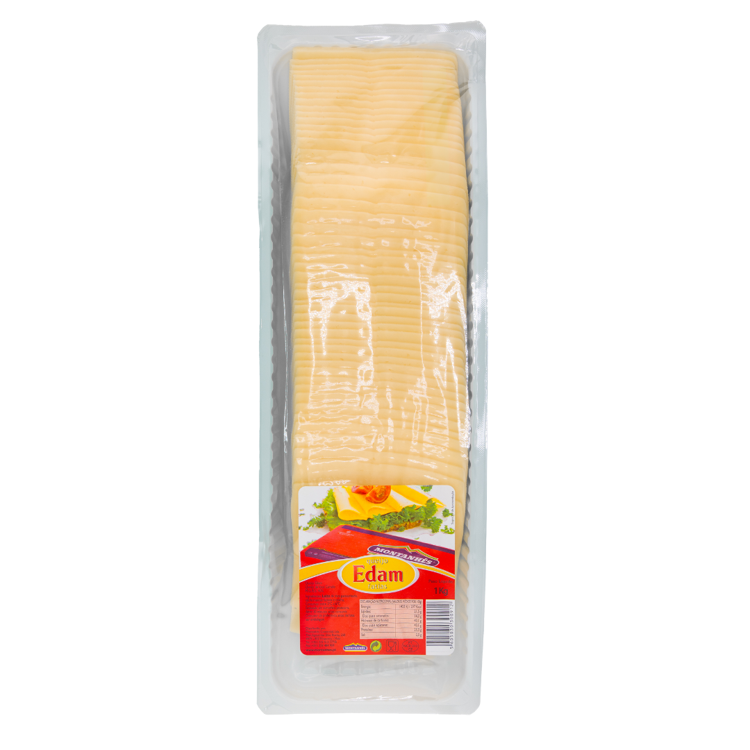 Queijo Fatias Edam Montanhês 1Kg