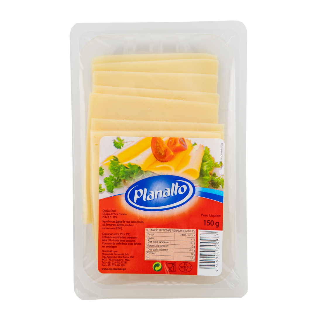 Queijo Fatias Edam Planalto 150G