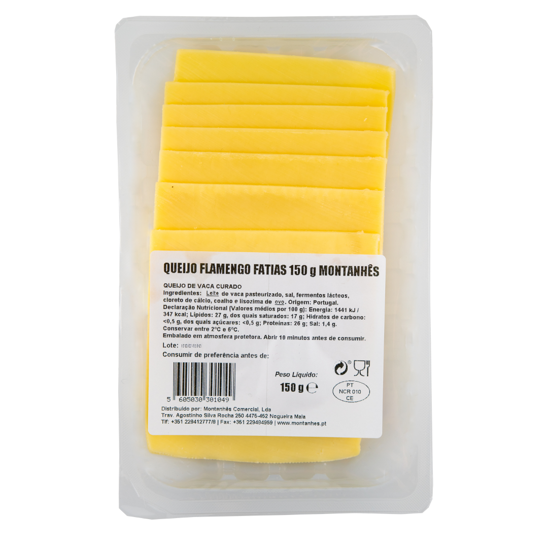 Queijo Fatias Flamengo Montanhês 150G