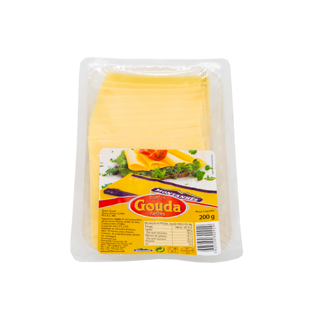 Queijo Fatias Gouda Montanhês 200G