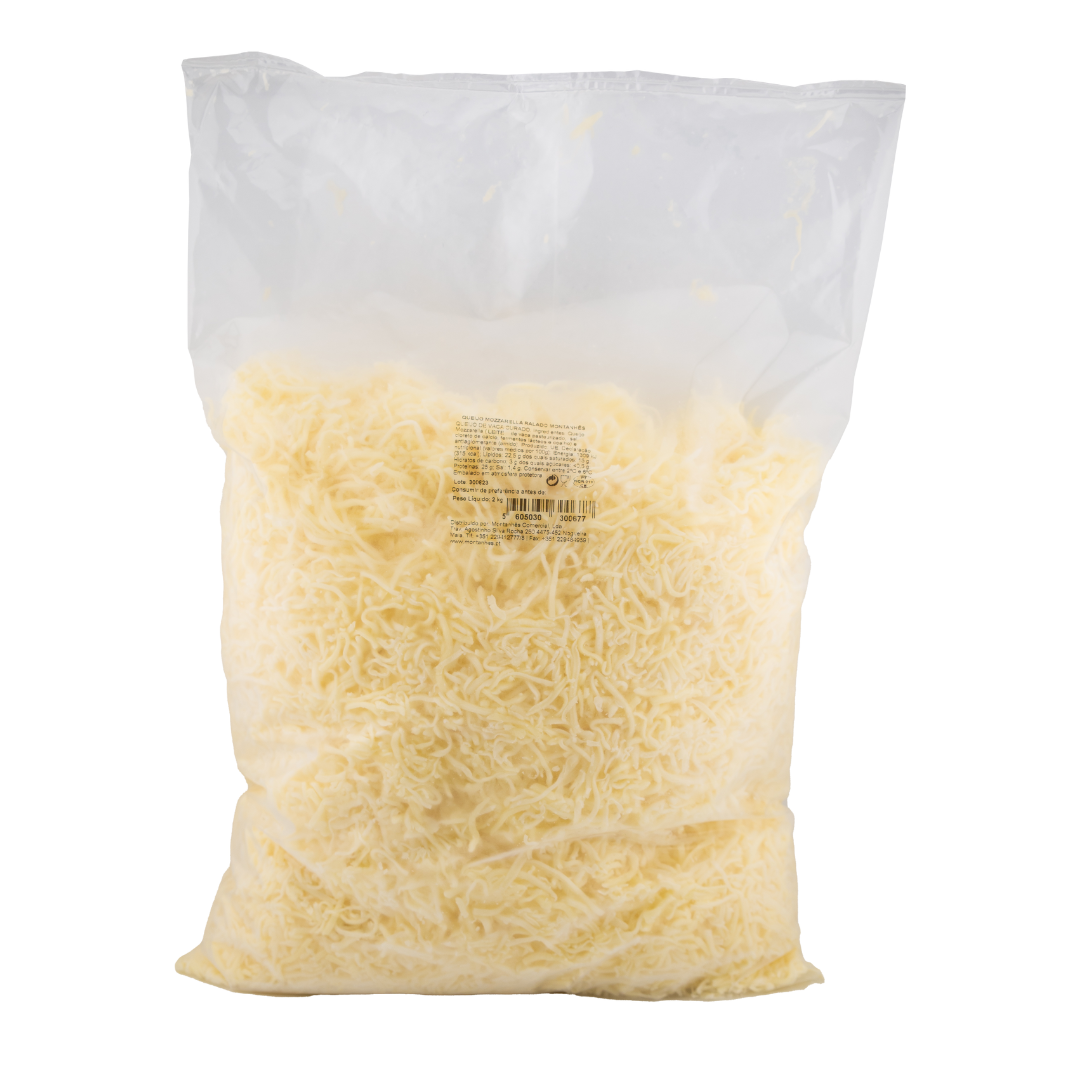 Queijo Mozzarella Montanhês Ralado 2Kg
