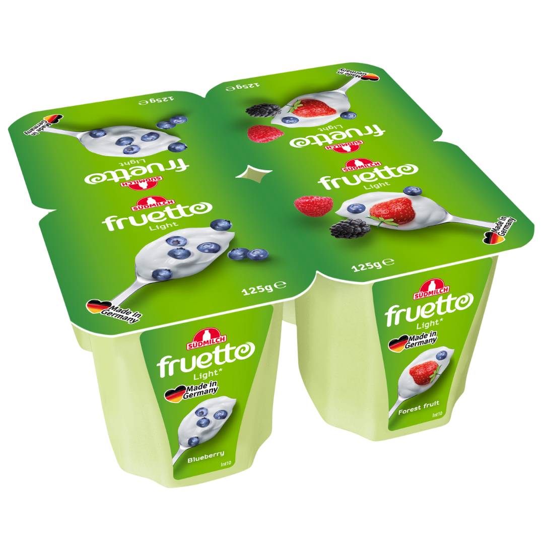 Fruetto Light Frutos do Bosque e Mirtilo 4X125G