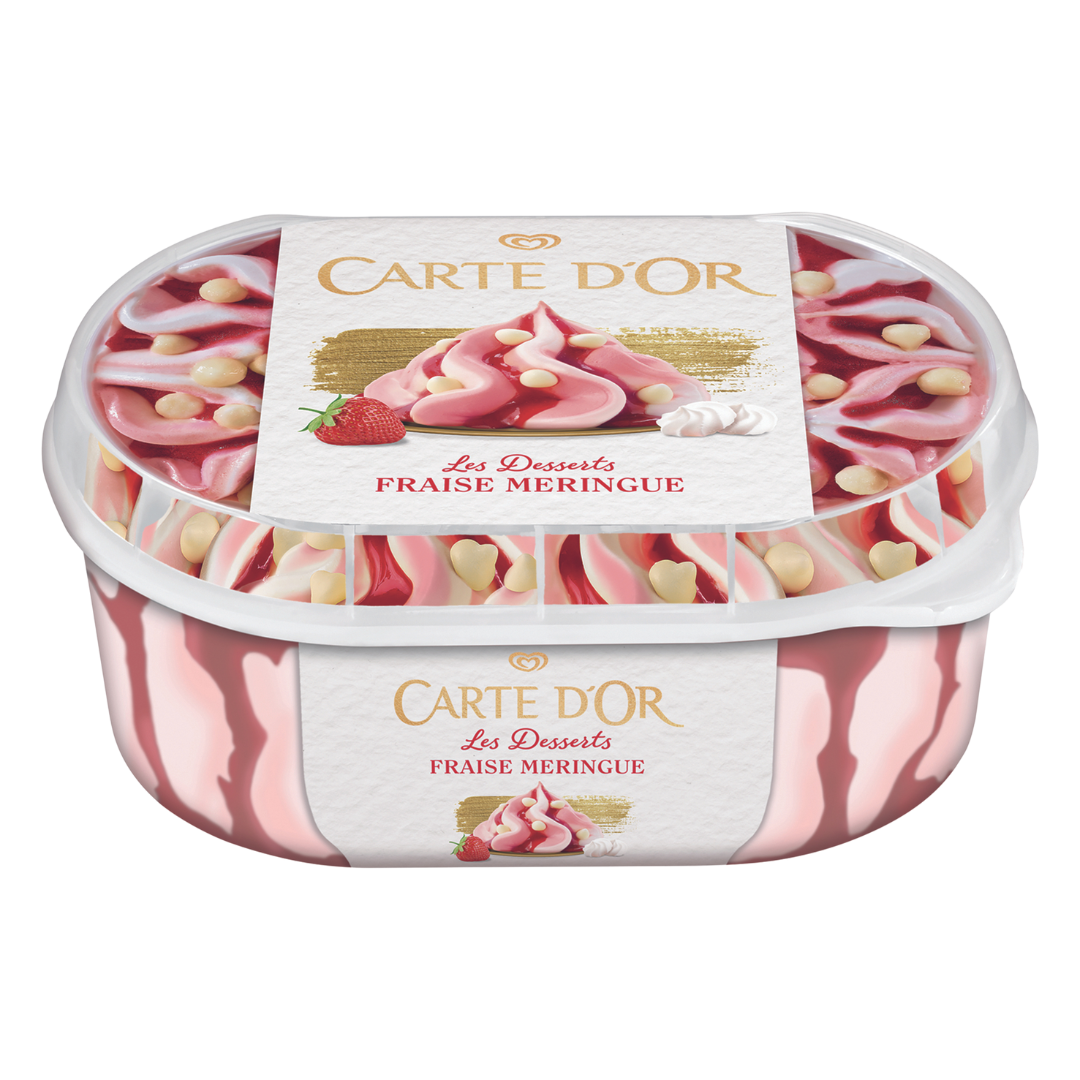 Carte D'Or Art Strawberry Meringues 900 ml