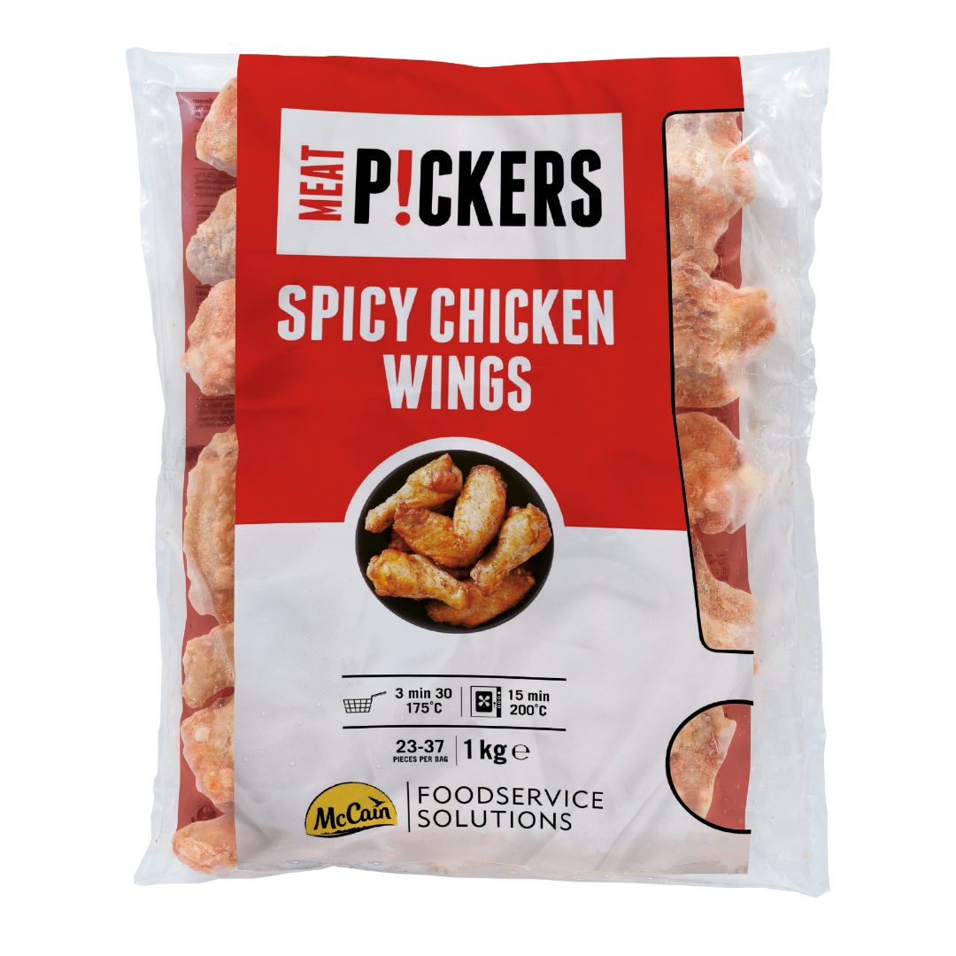 Asas de Frango Picantes Ultracongeladas McCain 1kg