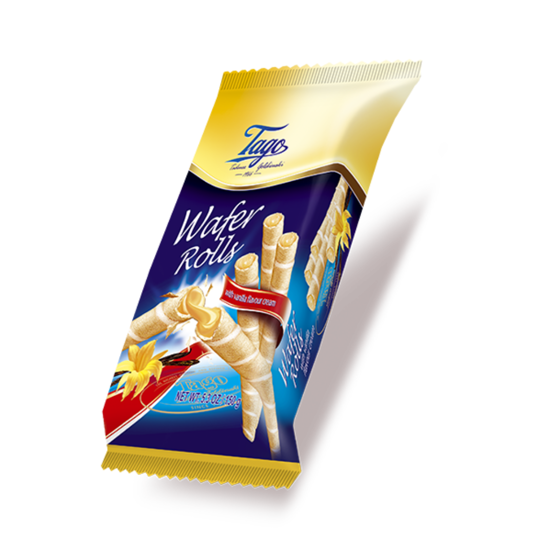 Rolitos com Recheio de Baunilha Tago 150g