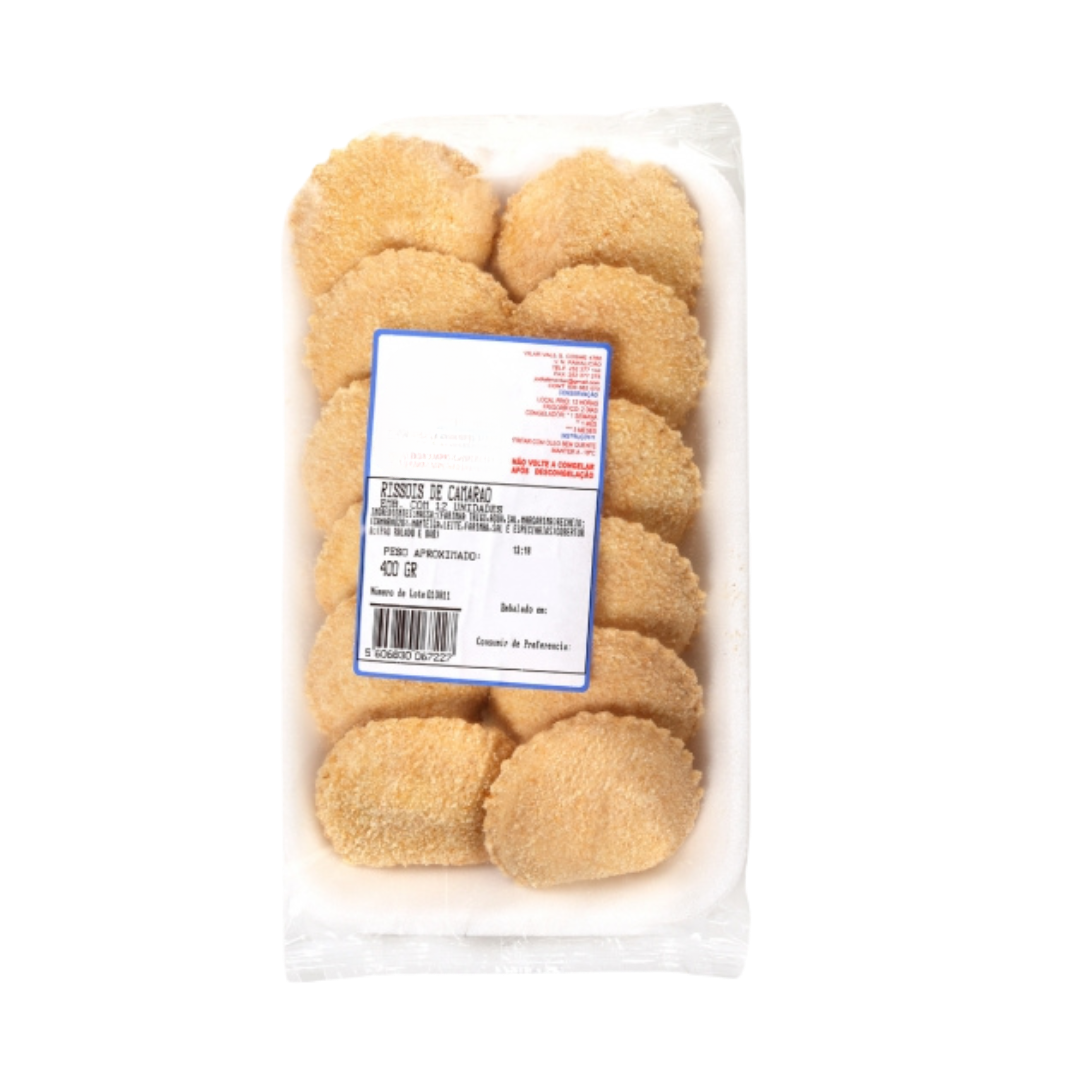 Rissóis de Camarão (cuvete c/ 12un)