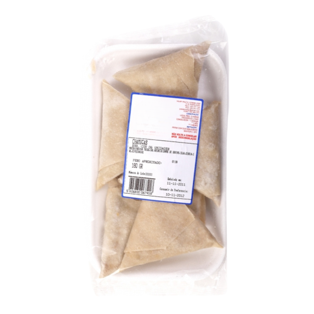 Chamuças de Carne (cuvete c/ 6un)