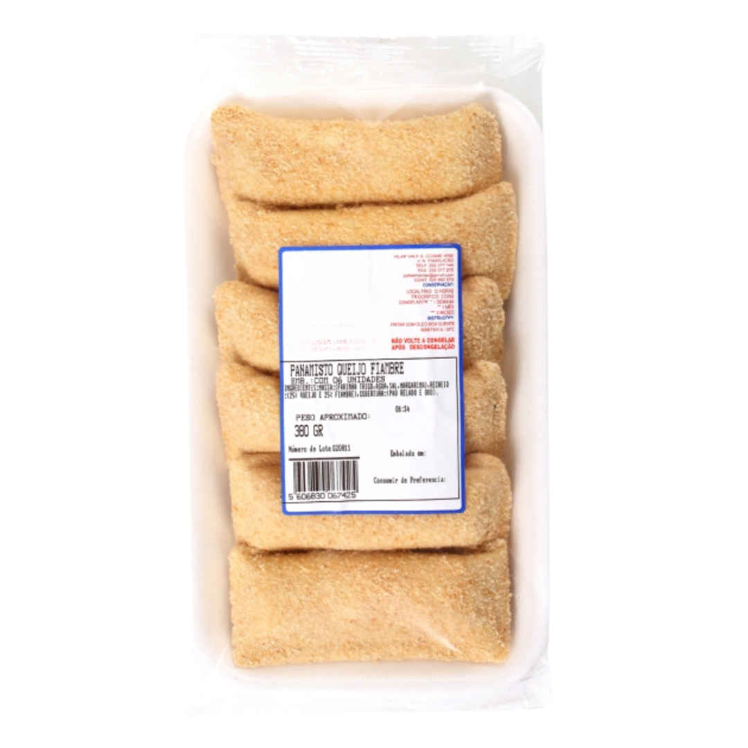 Panamistos de Queijo/Fiambre (cuvete c/ 6un)