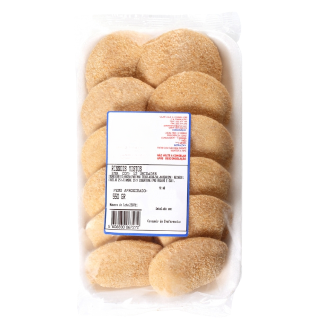 Rissóis Mistos (cuvete c/ 12un)